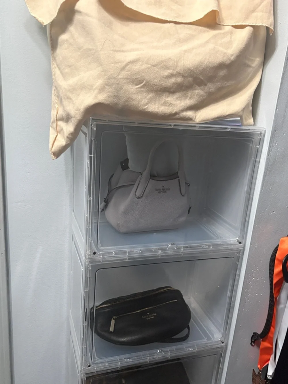 Clear Stackable Cube Organizer